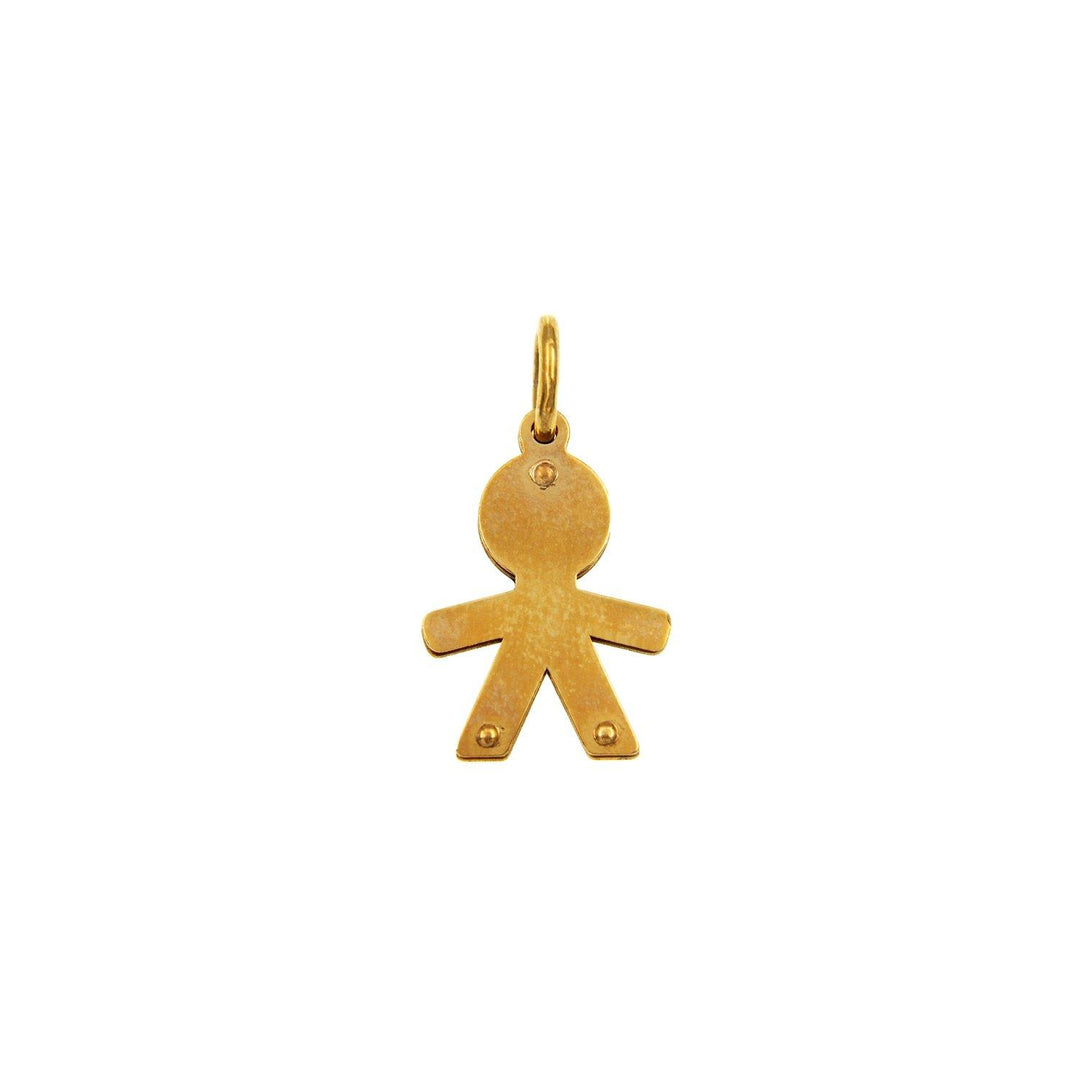 Cookie Boy Pendant - S.Vaggi Jewelry Store
