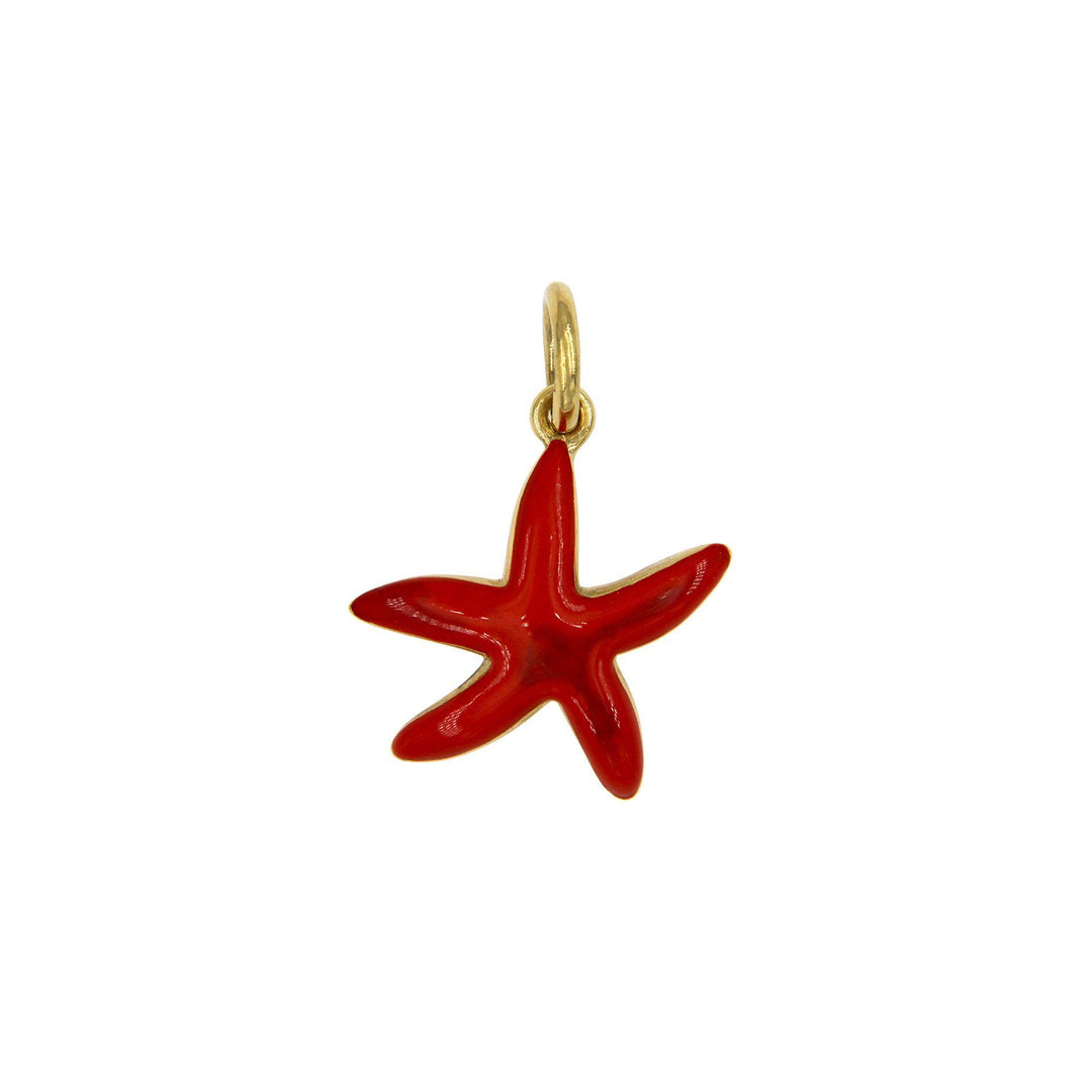 Enamel Starfish Pendant - S.Vaggi Jewelry Store