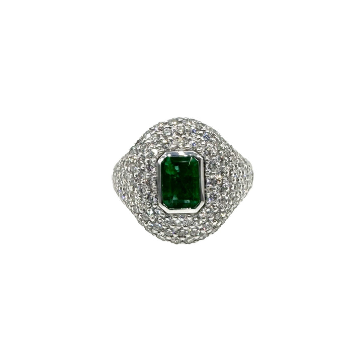 Gold Ring with Emerald