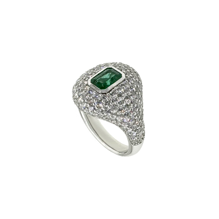 Gold Ring with Emerald