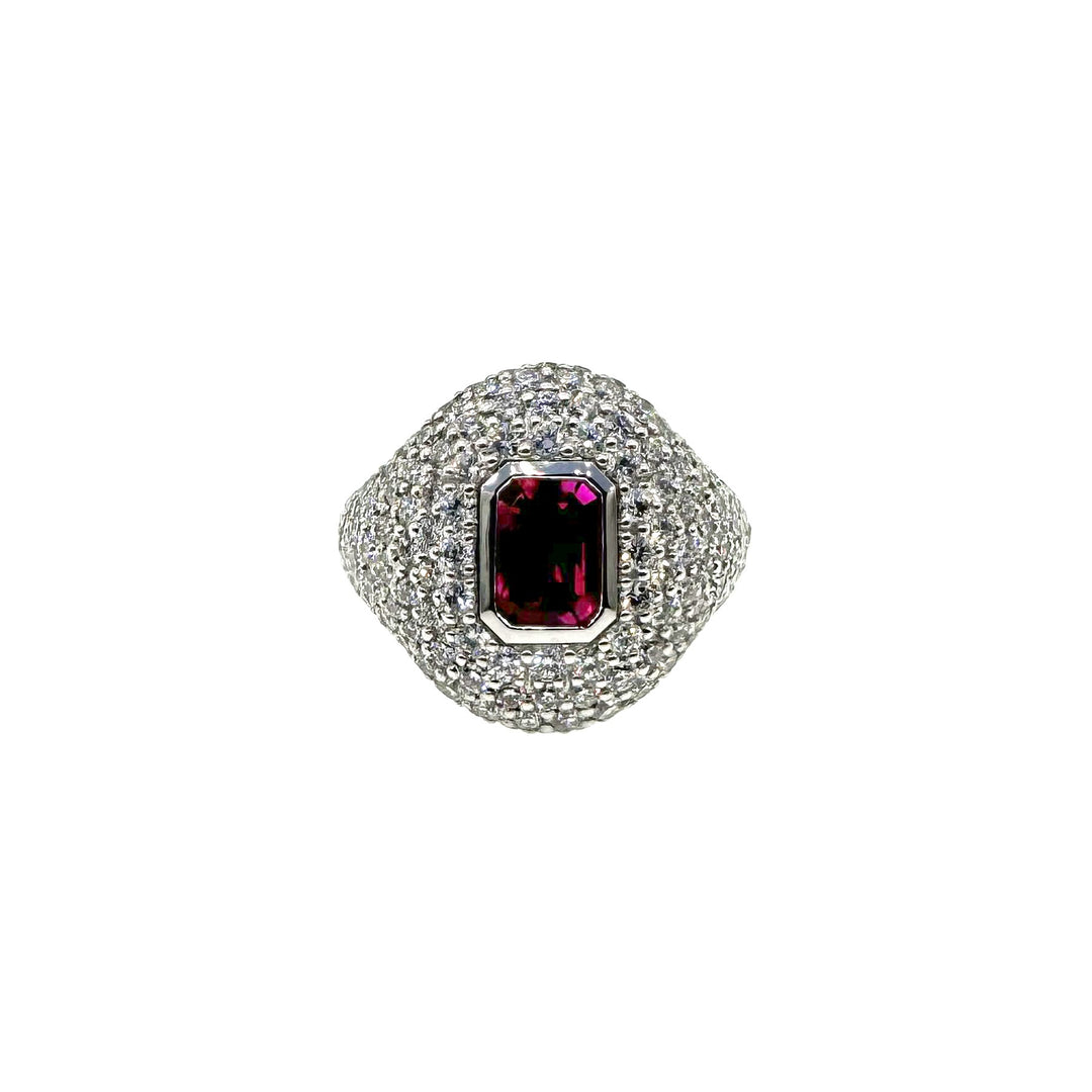 Gold Ring with Ruby