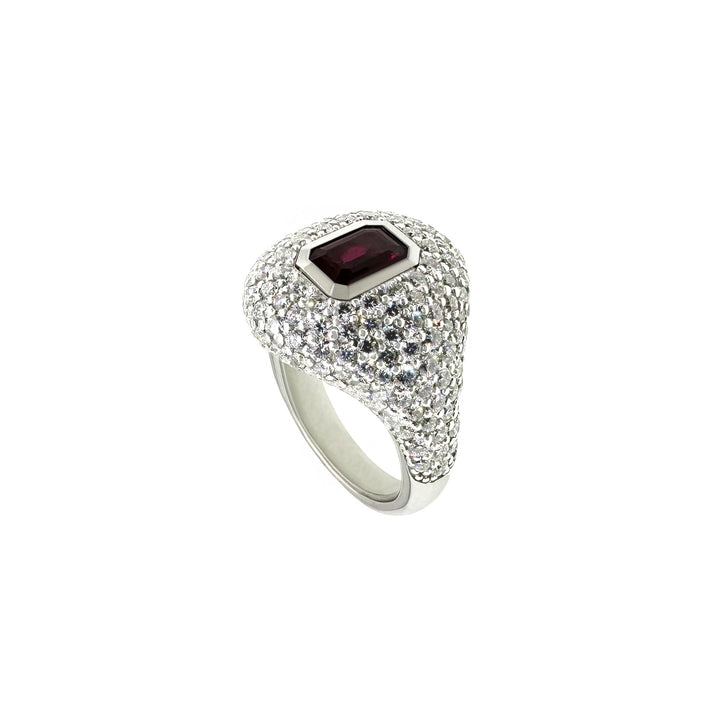 Gold Ring with Ruby