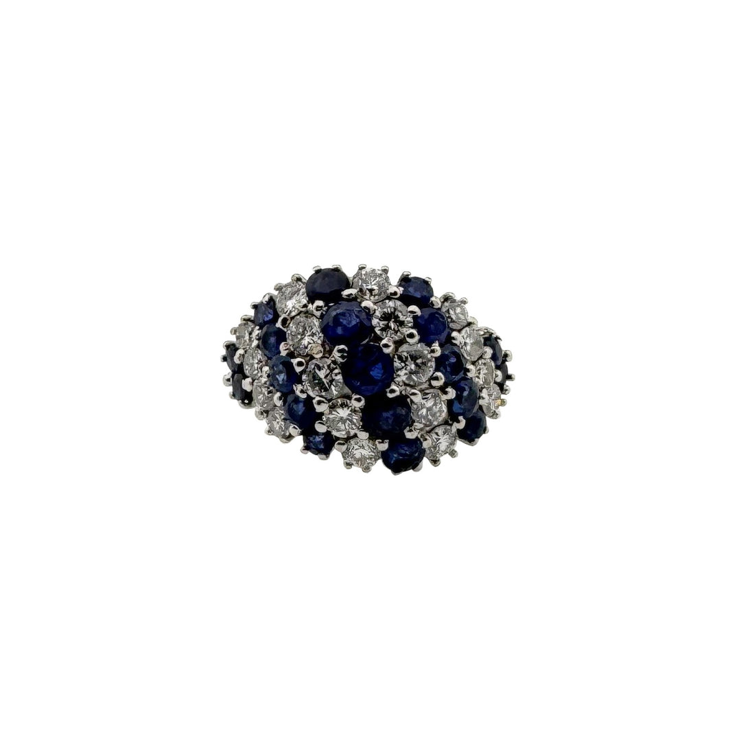 Gold Ring with Sapphires