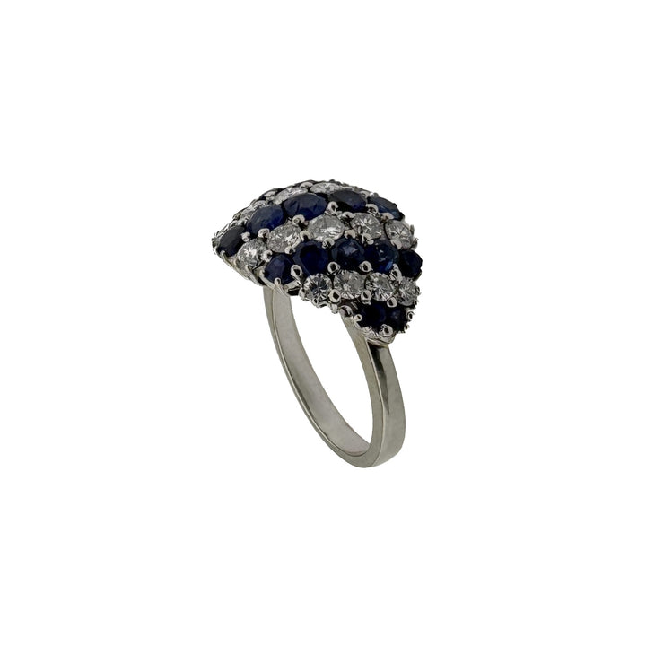 Gold Ring with Sapphires