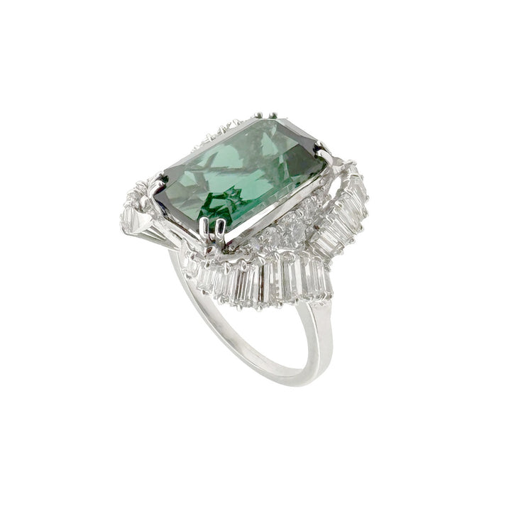 Vintage Gold Ring with Tourmaline