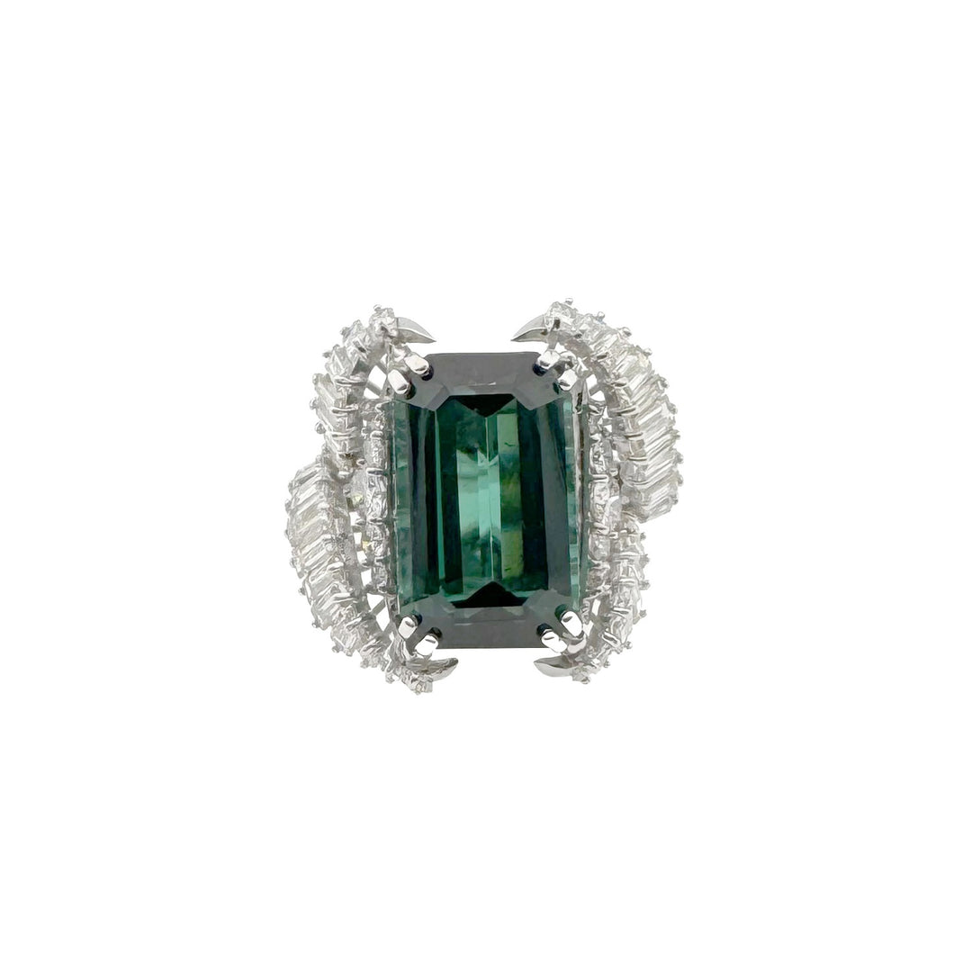 Vintage Gold Ring with Tourmaline