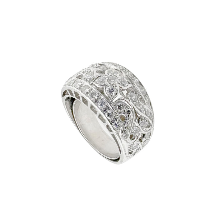 Vintage Gold Ring with Diamonds