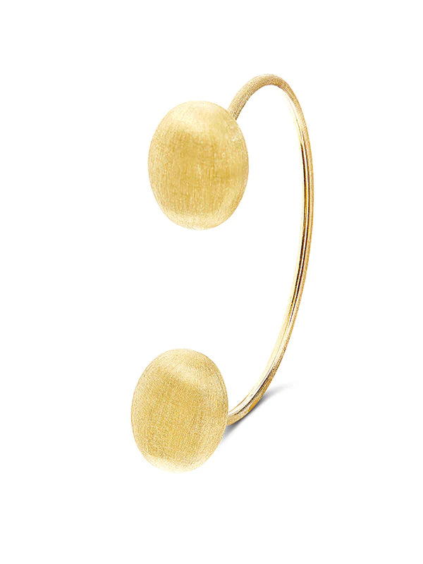 "BUBBLE" GOLD BANGLE (LARGE)