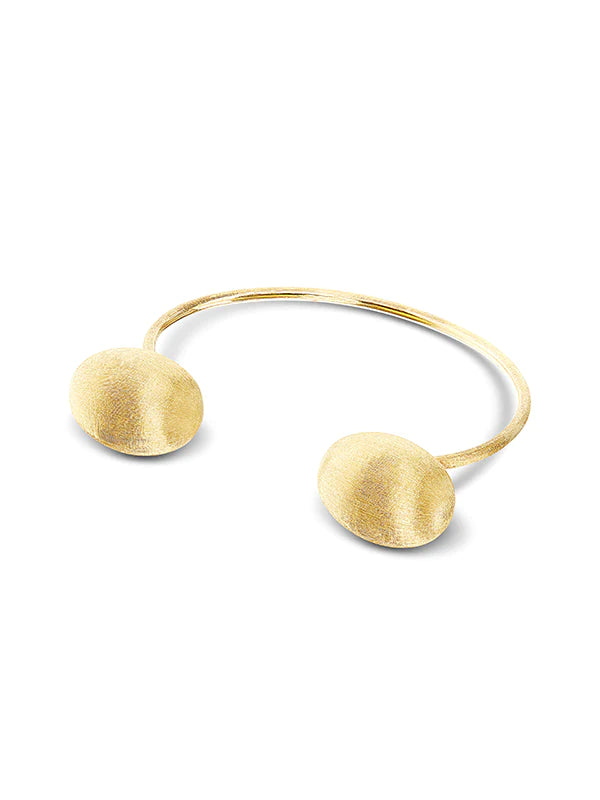 "BUBBLE" GOLD BANGLE (LARGE)