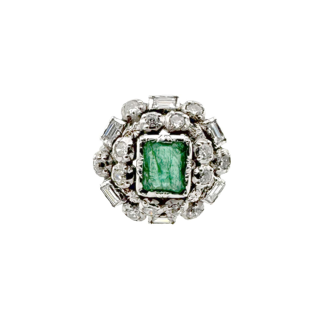 Vintage Gold Ring with Emerald
