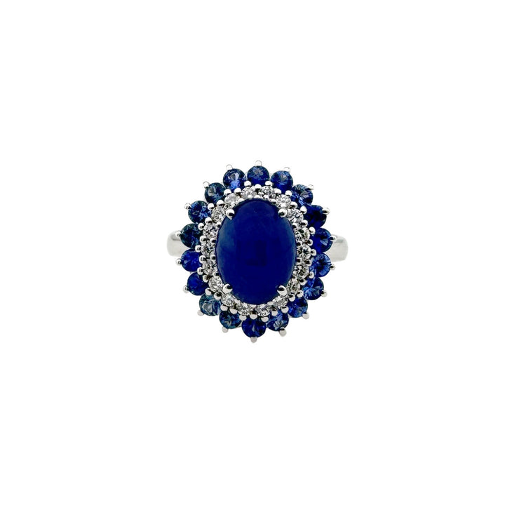 Gold Ring with Sapphire