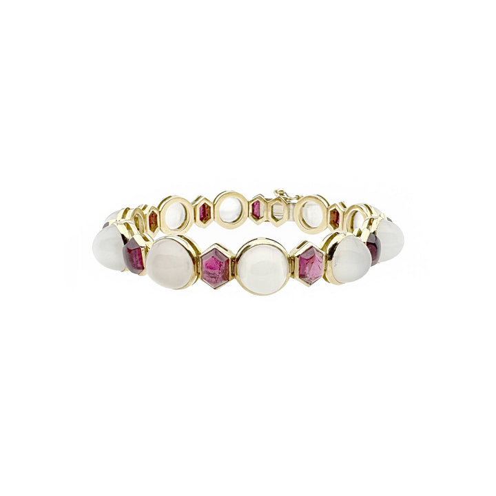 Vintage Gold Bracelet with Moonstone