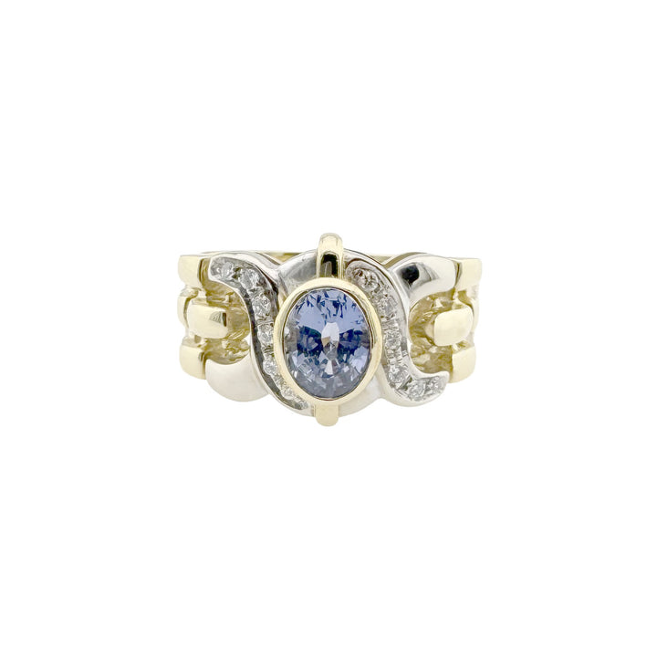 Vintage Gold Ring with Sapphire