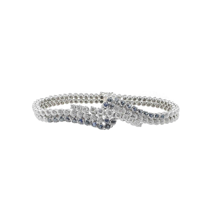 Vintage Gold Bracelet with Sapphires