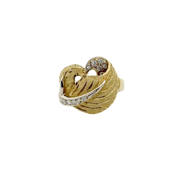 Gold Ring with Diamonds