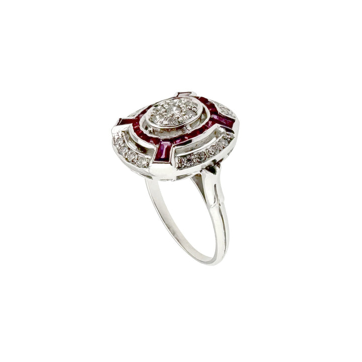 Vintage Gold Ring with Rubies