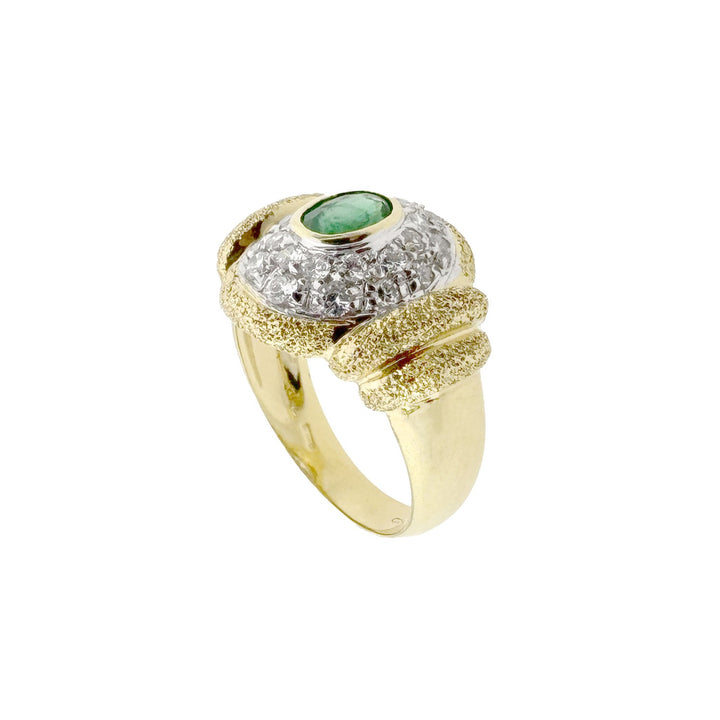 Gold Ring with Emerald