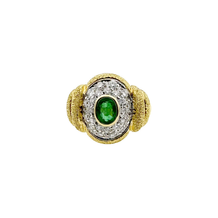 Gold Ring with Emerald