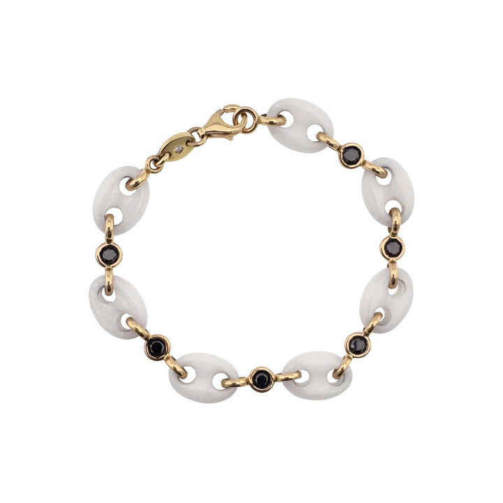Gold Bracelet with Diamonds