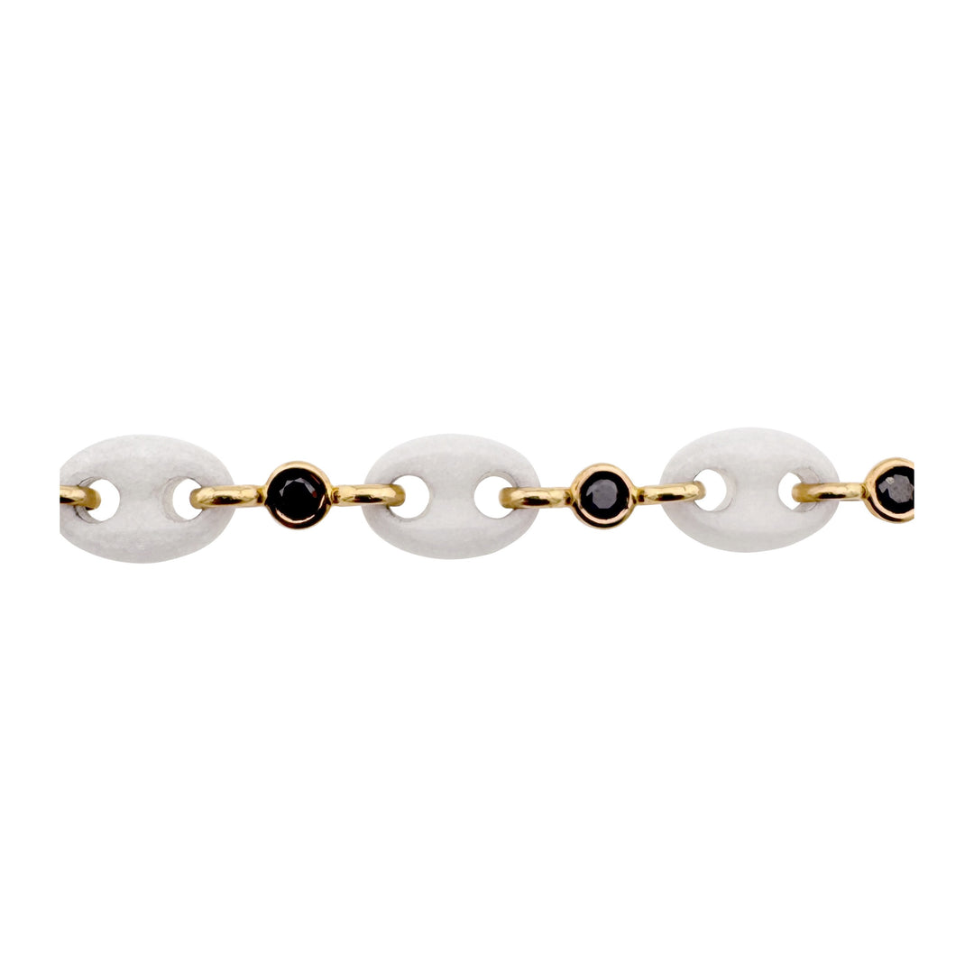 Gold Bracelet with Diamonds