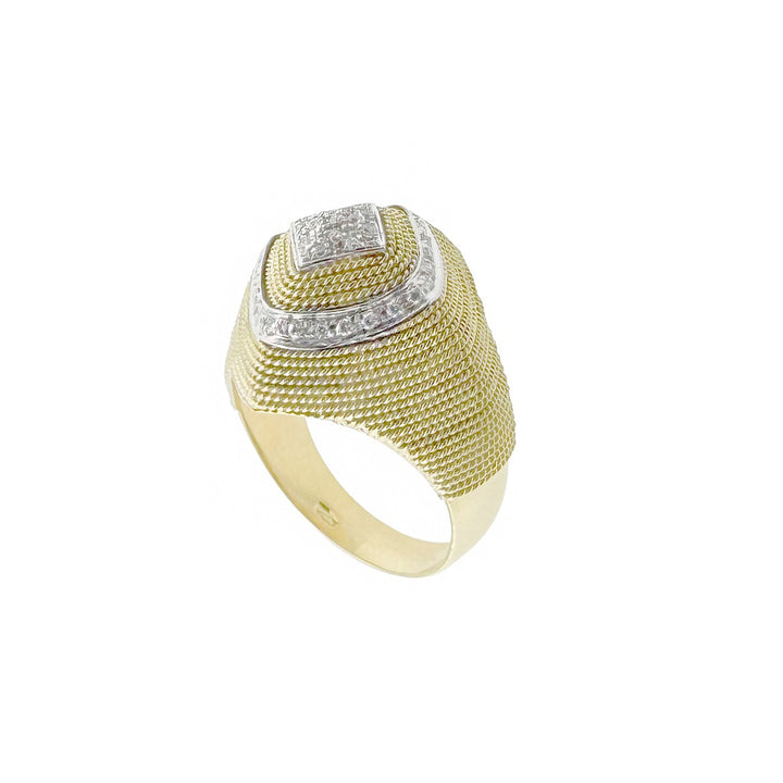 Gold Ring with Diamonds