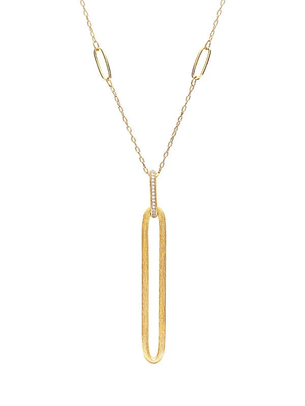"LIBERA" LONG GOLD NECKLACE CHAIN