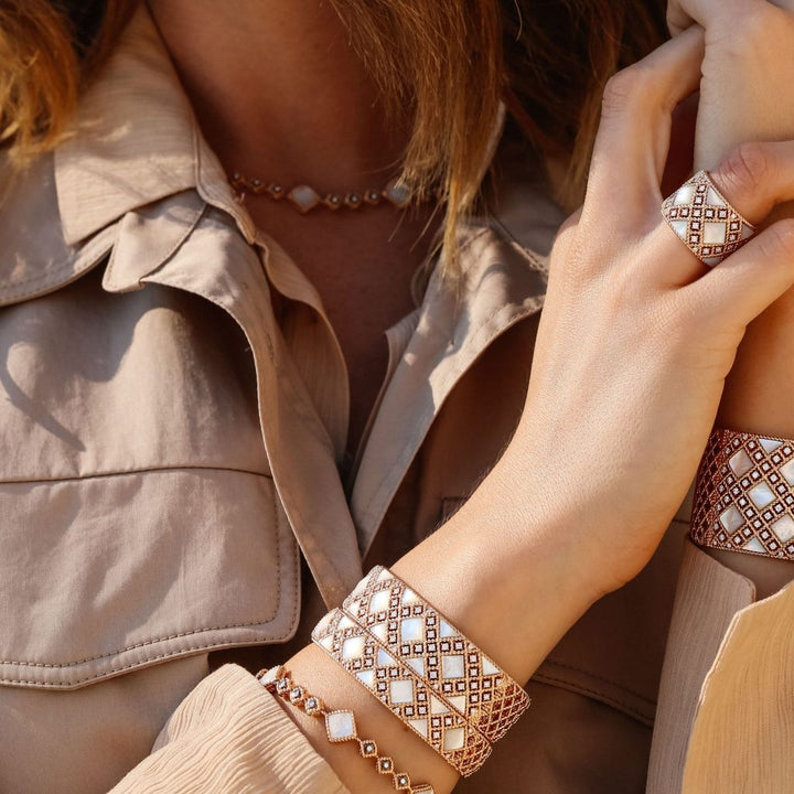 PALAZZO DUCALE BANGLE WITH MOTHER OF PEARL