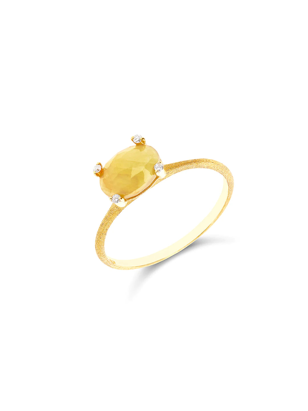 "IPANEMA " GOLD, SAPPHIRE AND DIAMONDS RING