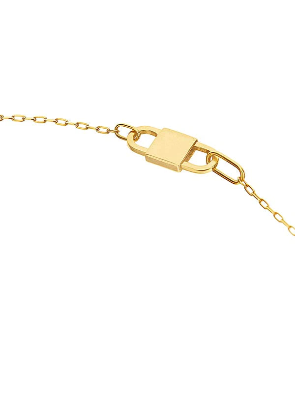 "LIBERA" GOLD OVAL RING BRACELET