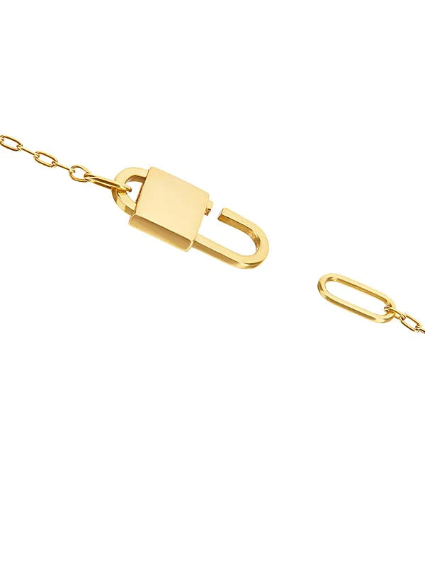 "LIBERA" GOLD OVAL RING BRACELET