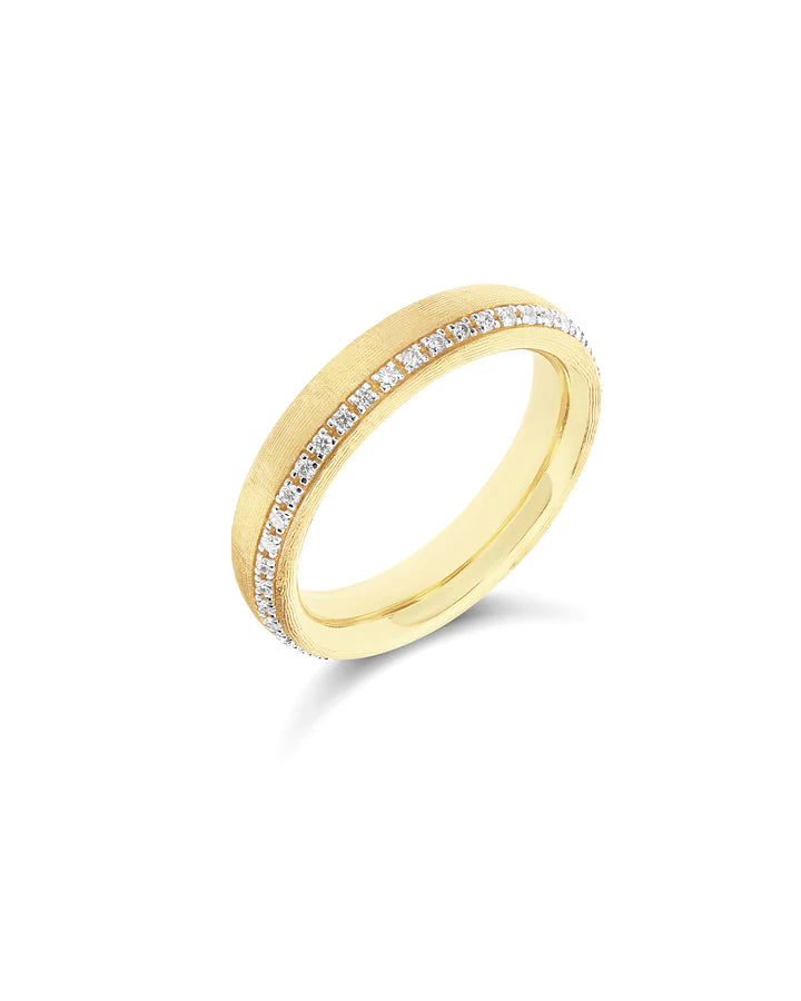 "LIBERA ICON" GOLD AND DIAMONDS TINY ENGAGEMENT RING