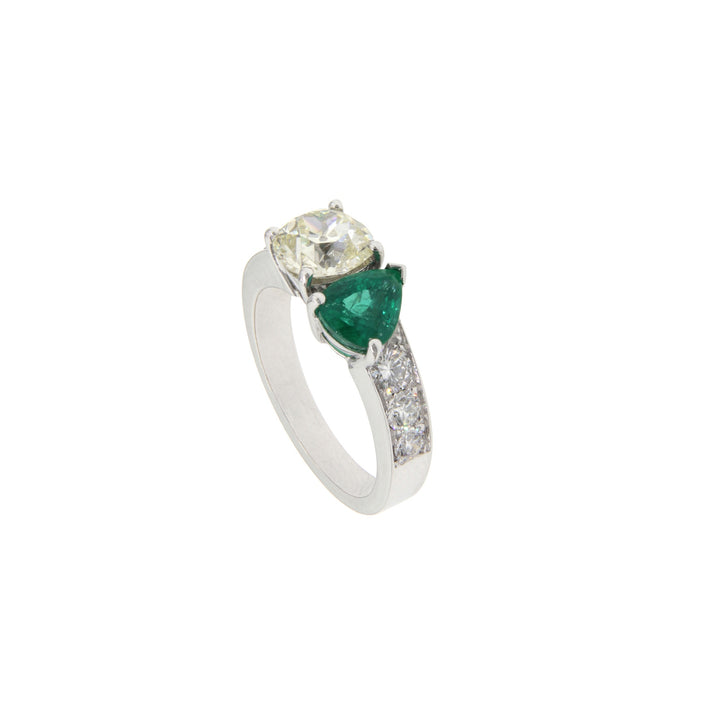 Gold Ring with Emerald