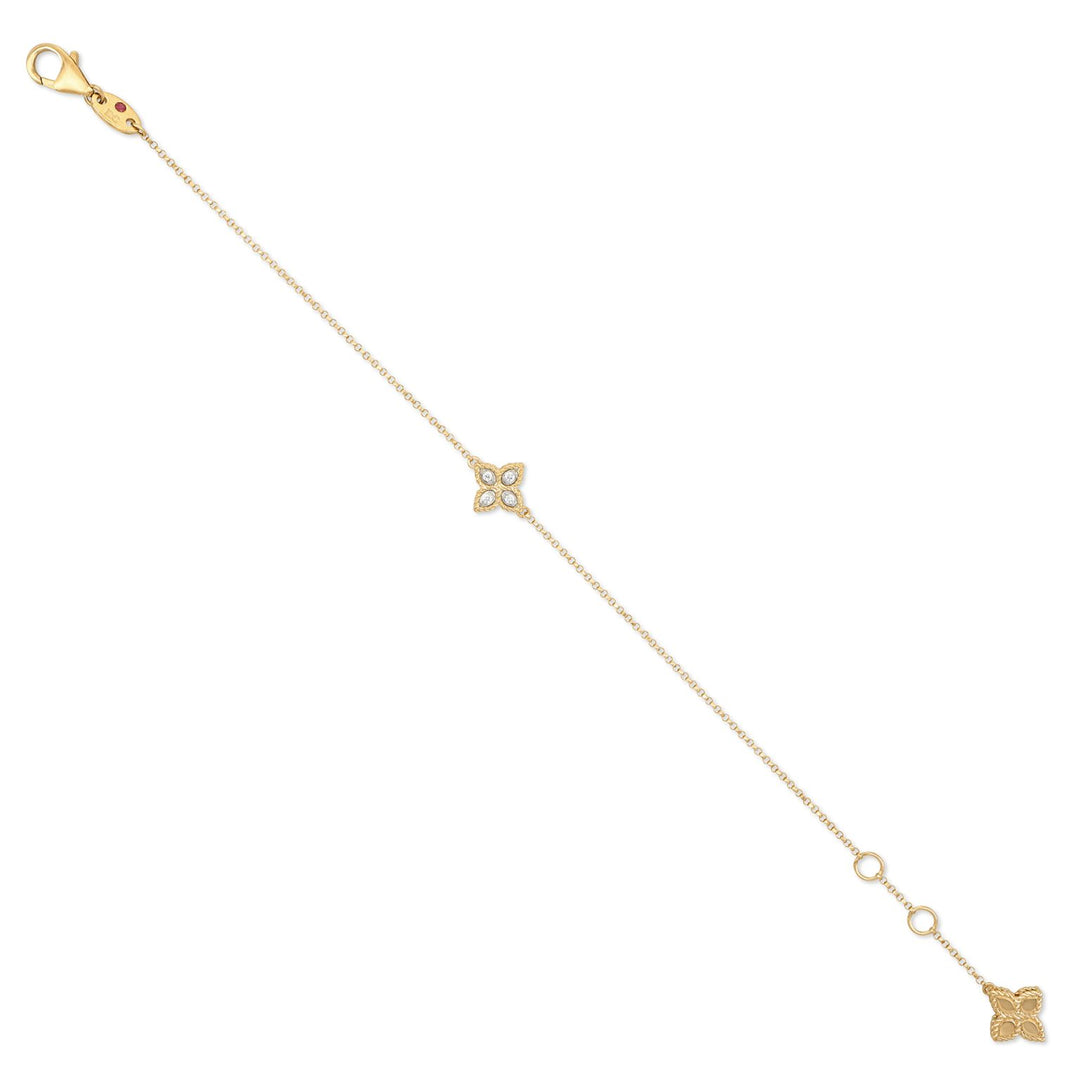 PRINCESS FLOWER BRACELET WITH DIAMONDS
