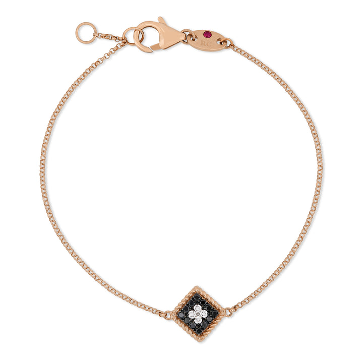 PALAZZO DUCALE BRACELET WITH BLACK AND WHITE DIAMONDS