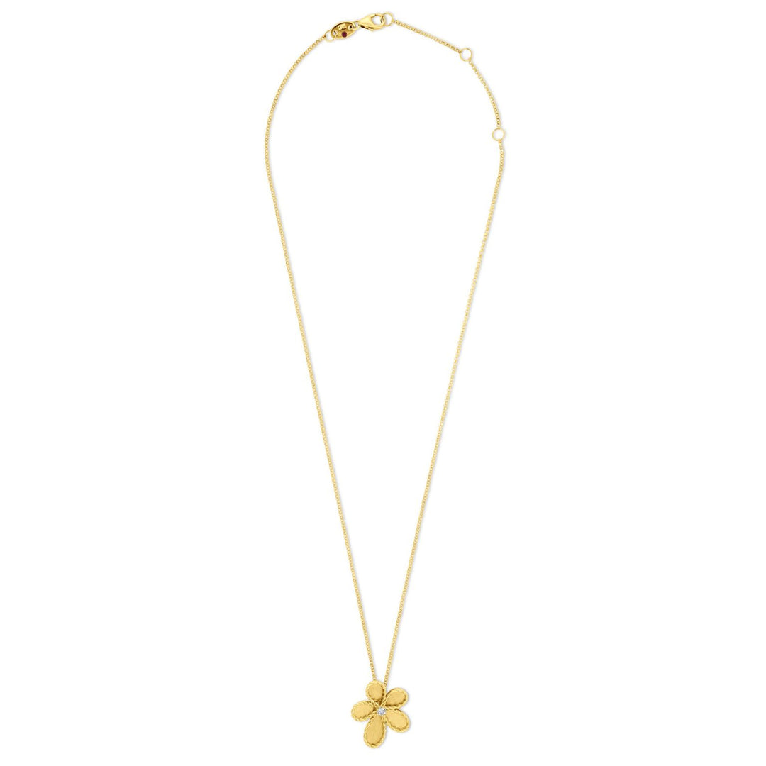 JASMINE NECKLACE WITH DIAMONDS