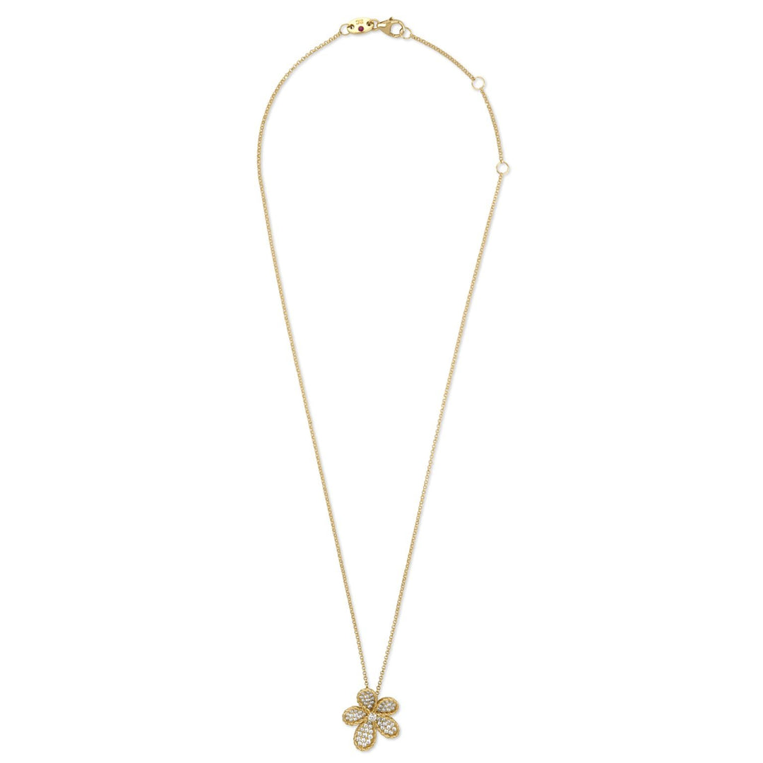 JASMINE NECKLACE WITH DIAMONDS