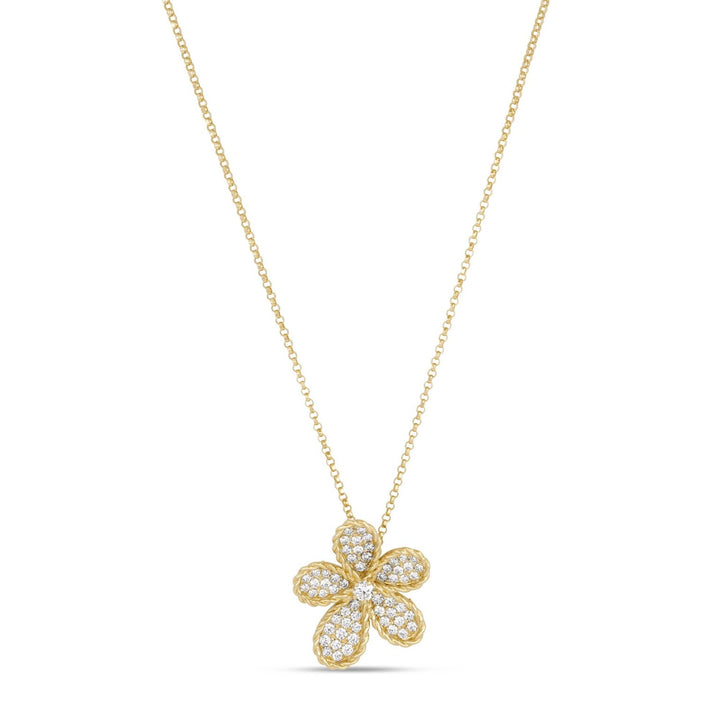 JASMINE NECKLACE WITH DIAMONDS