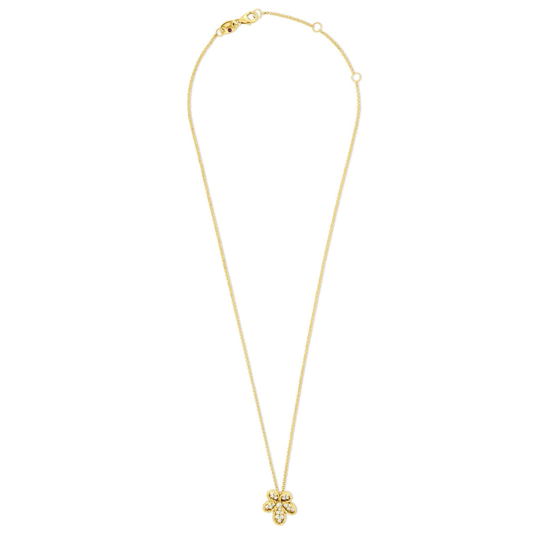 JASMINE NECKLACE WITH DIAMONDS
