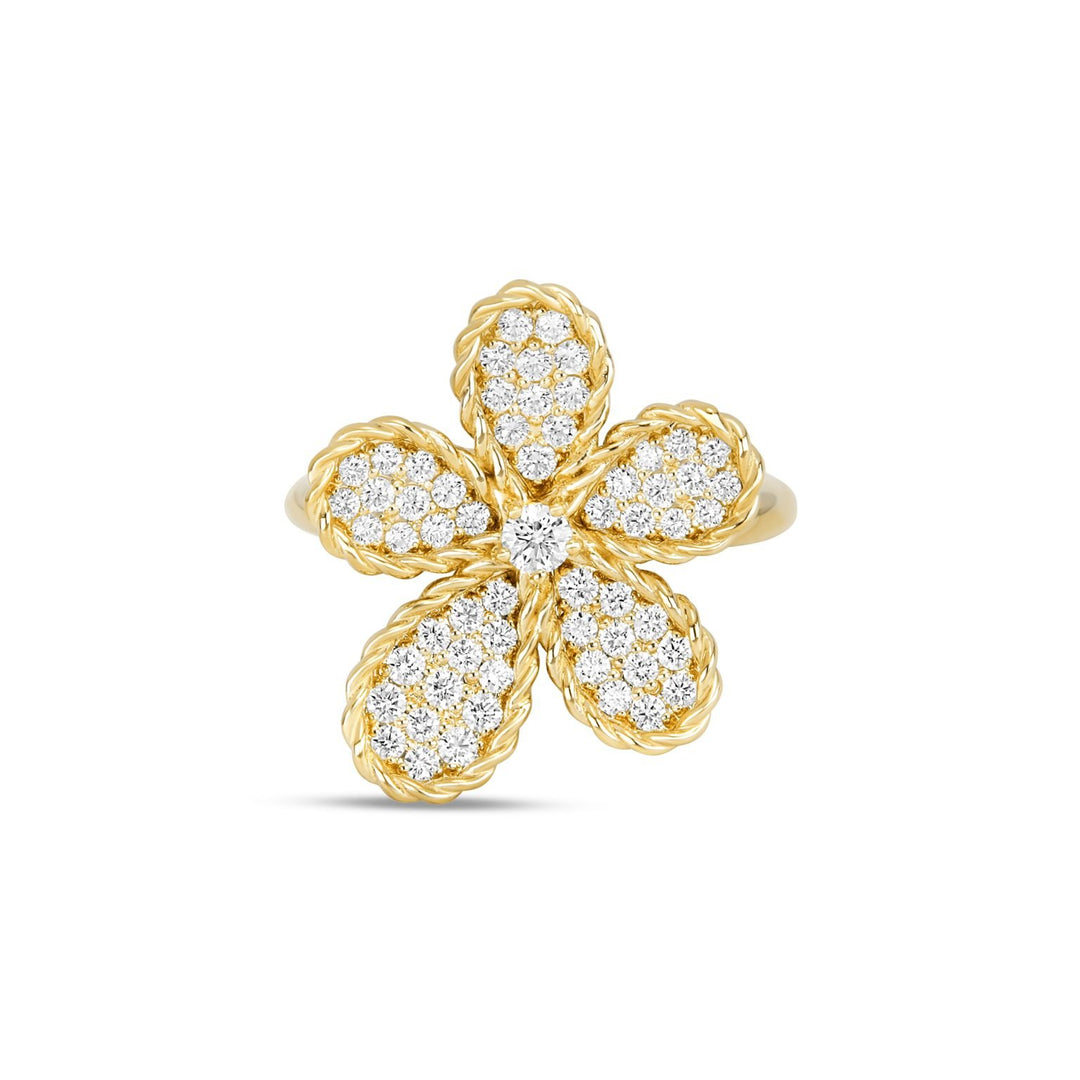 JASMINE RING WITH DIAMONDS