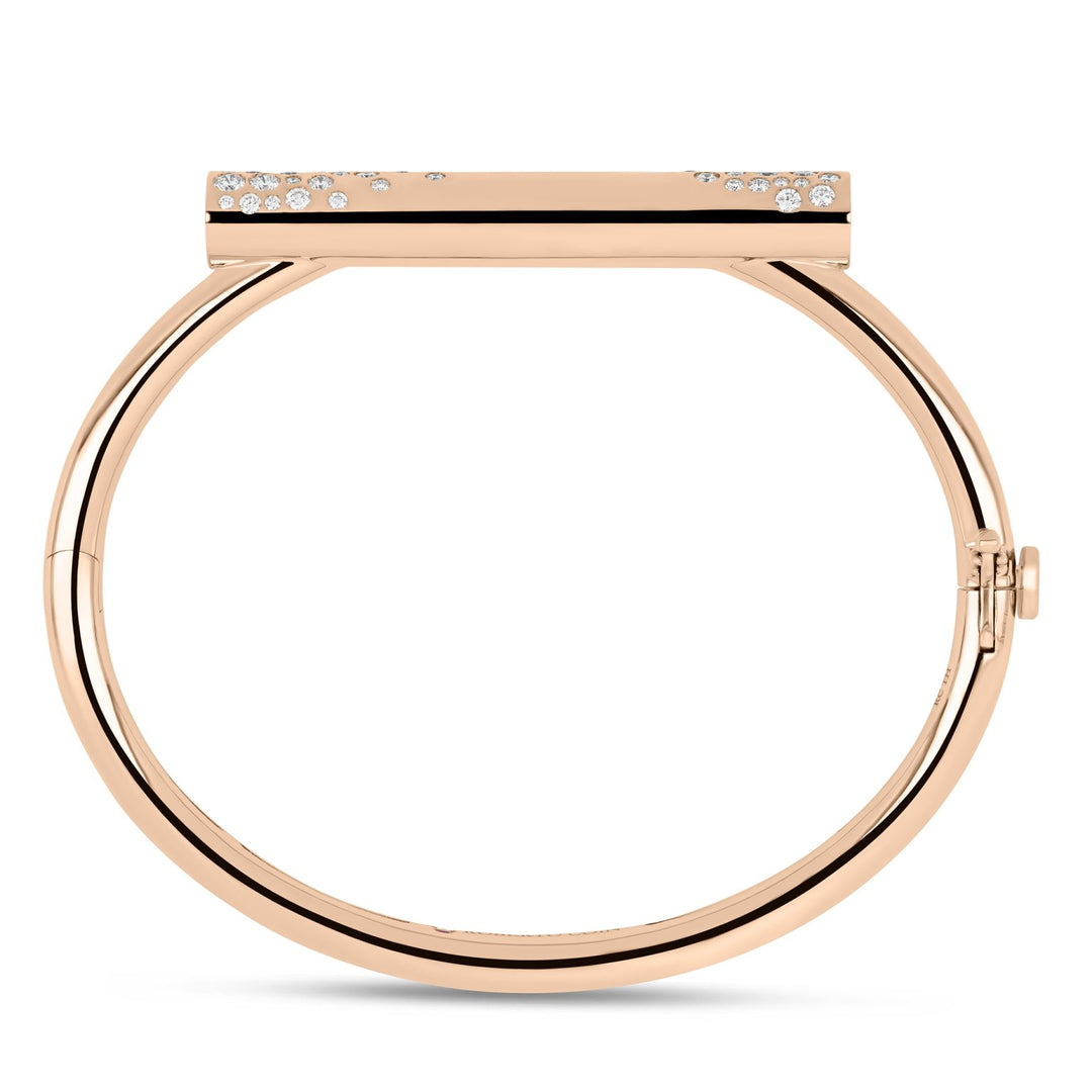 DOMINO BANGLE WITH DIAMONDS