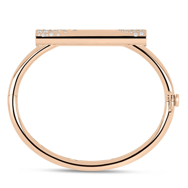 DOMINO BANGLE WITH DIAMONDS