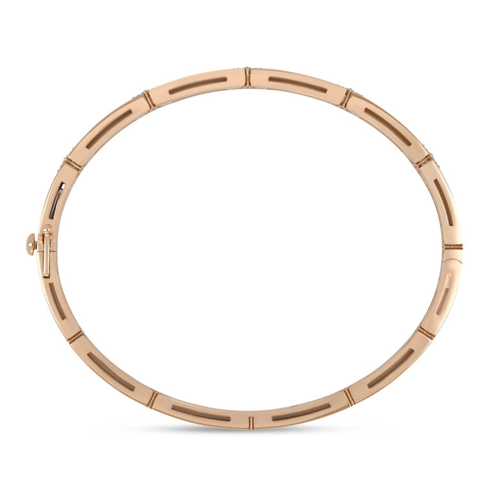 LOVE IN VERONA BANGLE WITH BLACK ENAMEL AND DIAMONDS