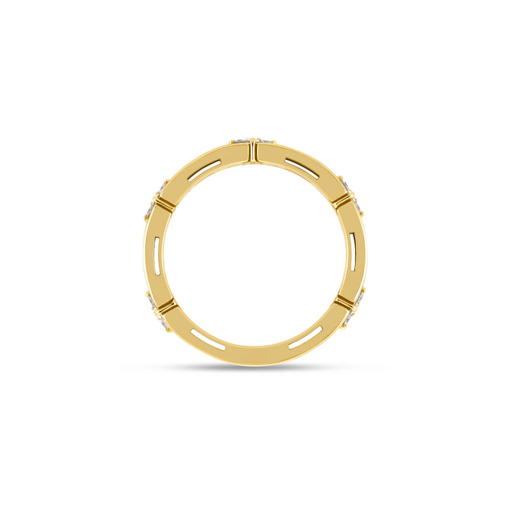 LOVE IN VERONA RING WITH CORAL ENAMEL AND DIAMONDS