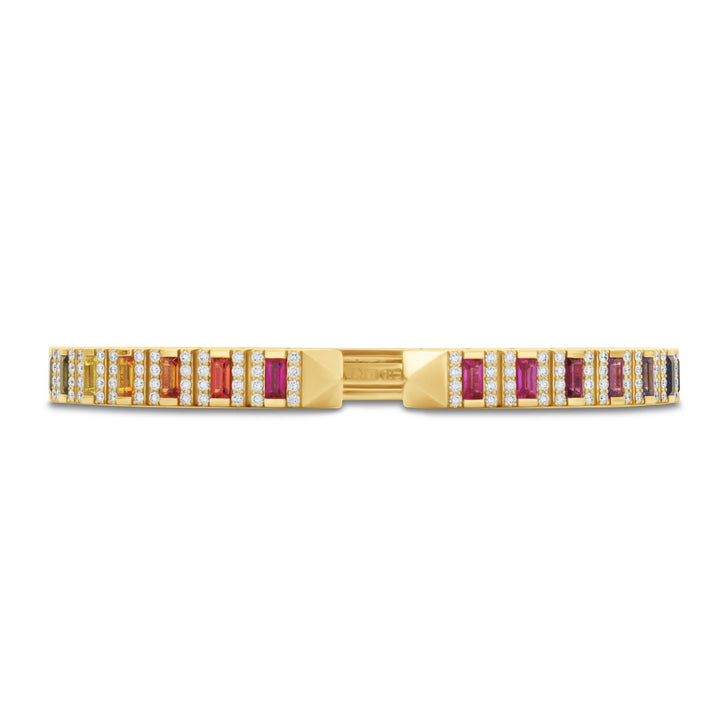 SAUVAGE PRIVÉ BANGLE WITH DIAMONDS AND SAPPHIRES