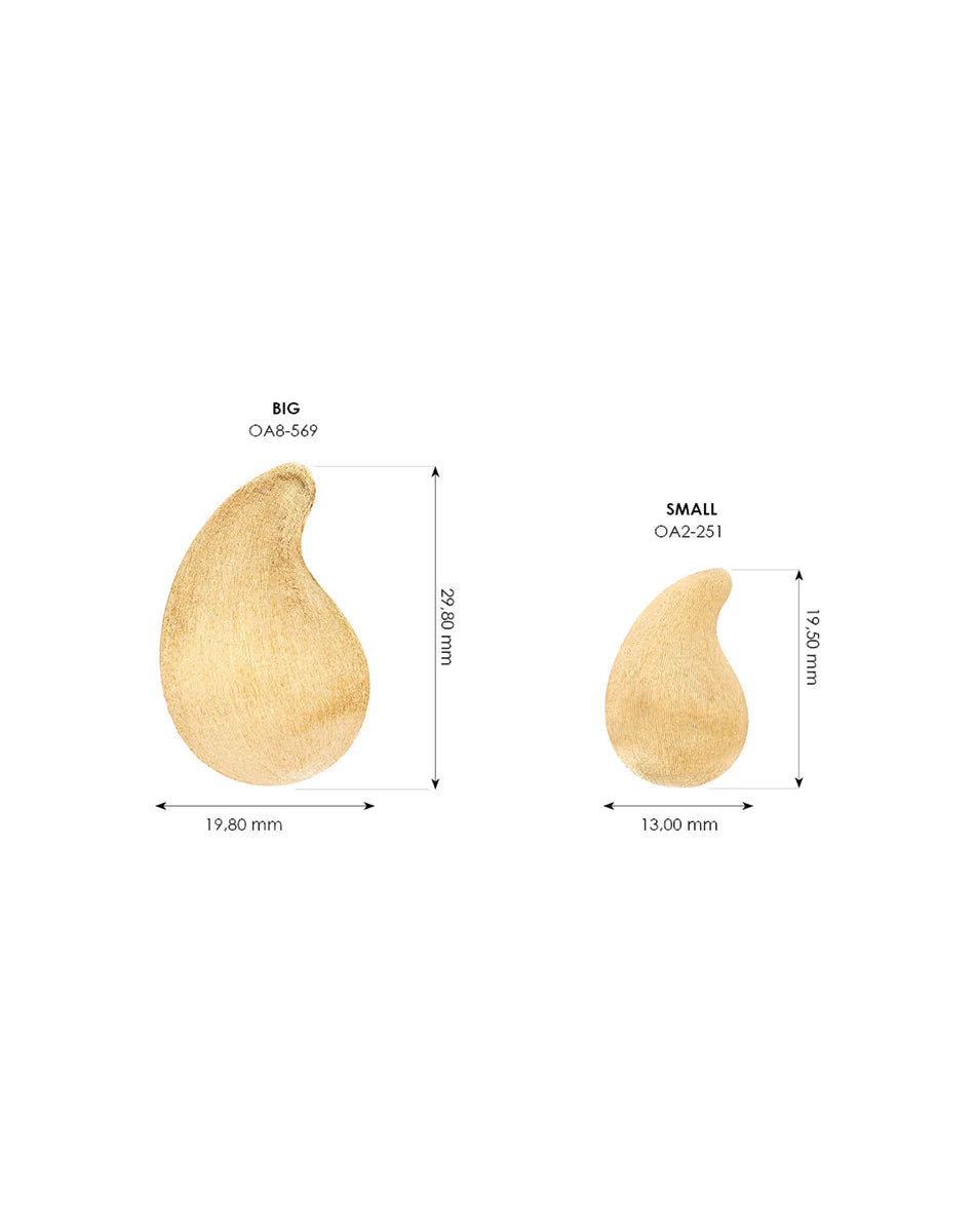 "CACHEMIRE" GOLD MINI EARRINGS