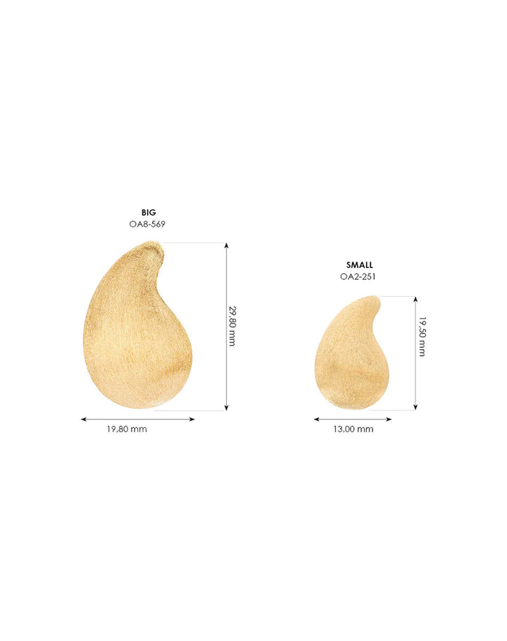 "CACHEMIRE" GOLD MINI EARRINGS