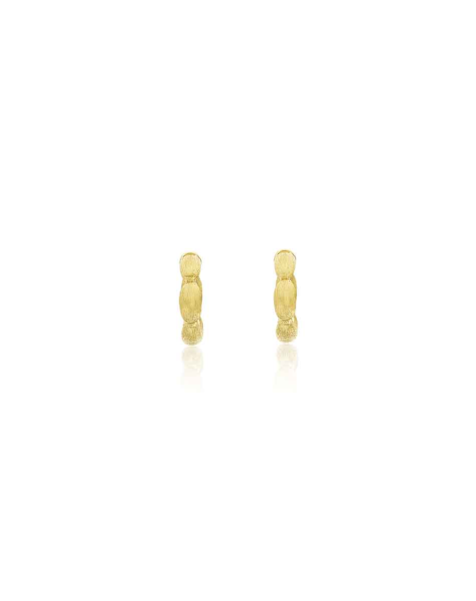 "DIVA" GOLD HOOP EARRINGS (SMALL)