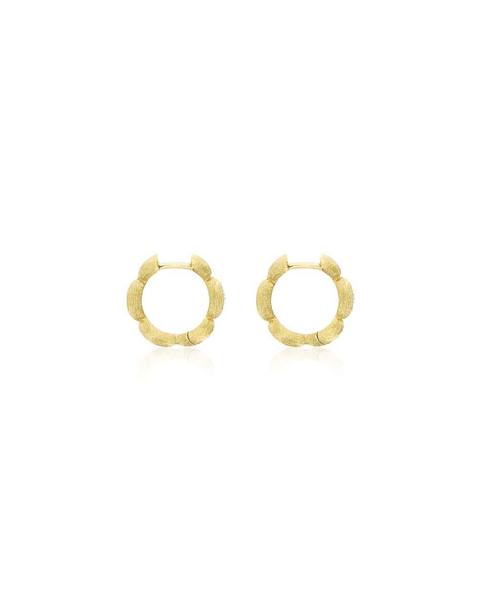 "DIVA" GOLD HOOP EARRINGS (SMALL)