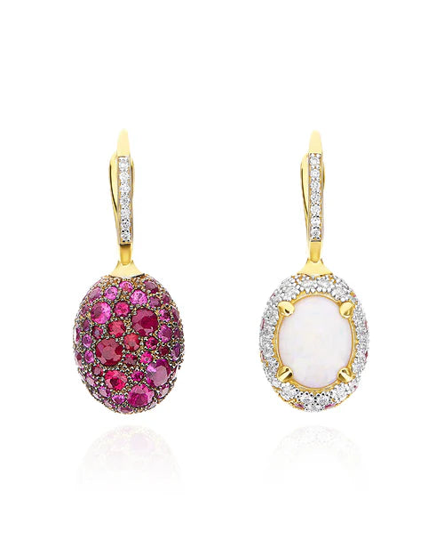 REVERSE CILIEGINE EARRINGS (MEDIUM)