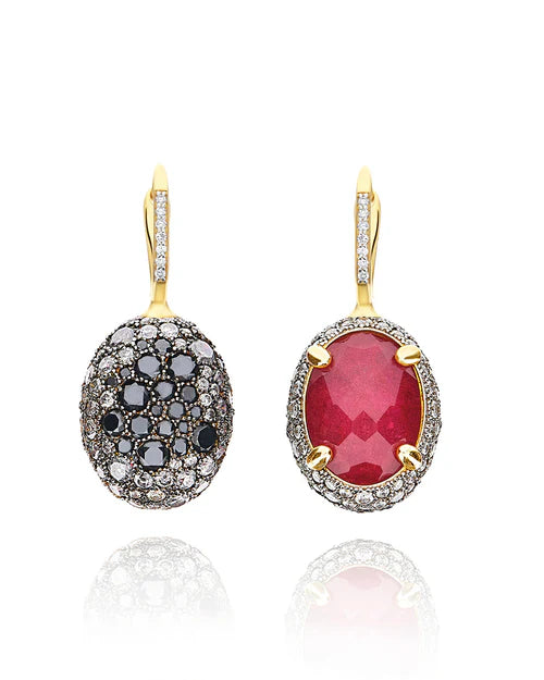REVERSE CILIEGINA EARRINGS (BIG)